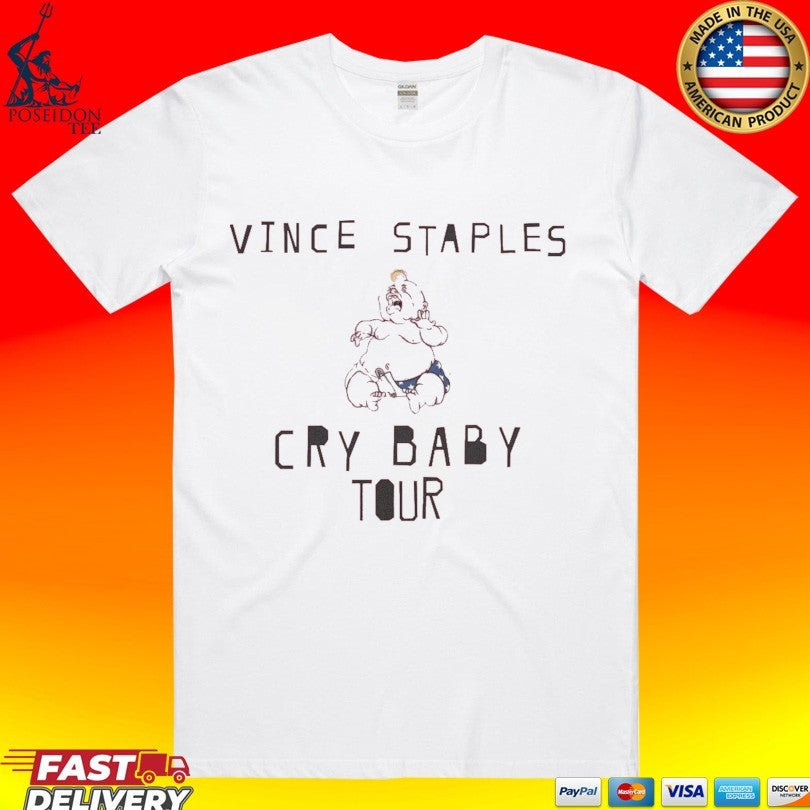 Vince Staples Cry Baby Tour T-shirt
