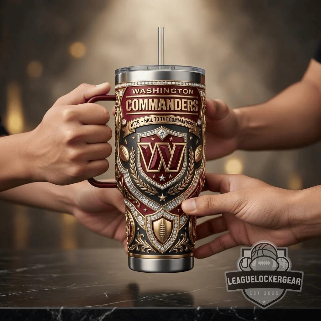 Washington Commanders HTTR Hail To The Commanders Tumbler with Handle