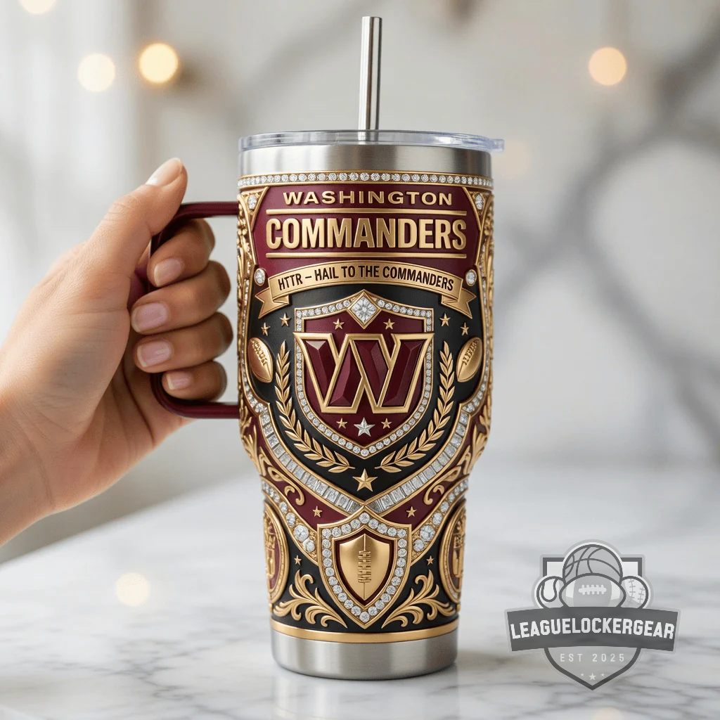 Washington Commanders HTTR Hail To The Commanders Tumbler with Handle