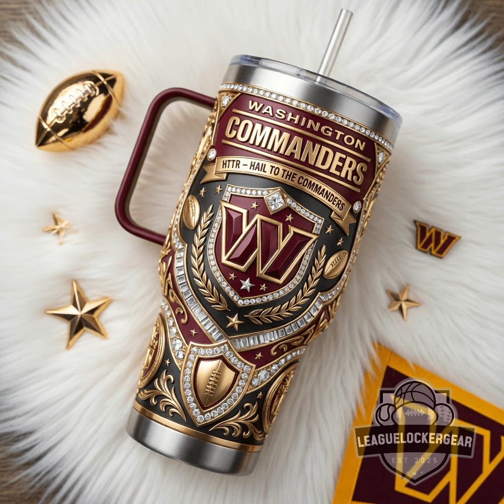 Washington Commanders HTTR Hail To The Commanders Tumbler with Handle