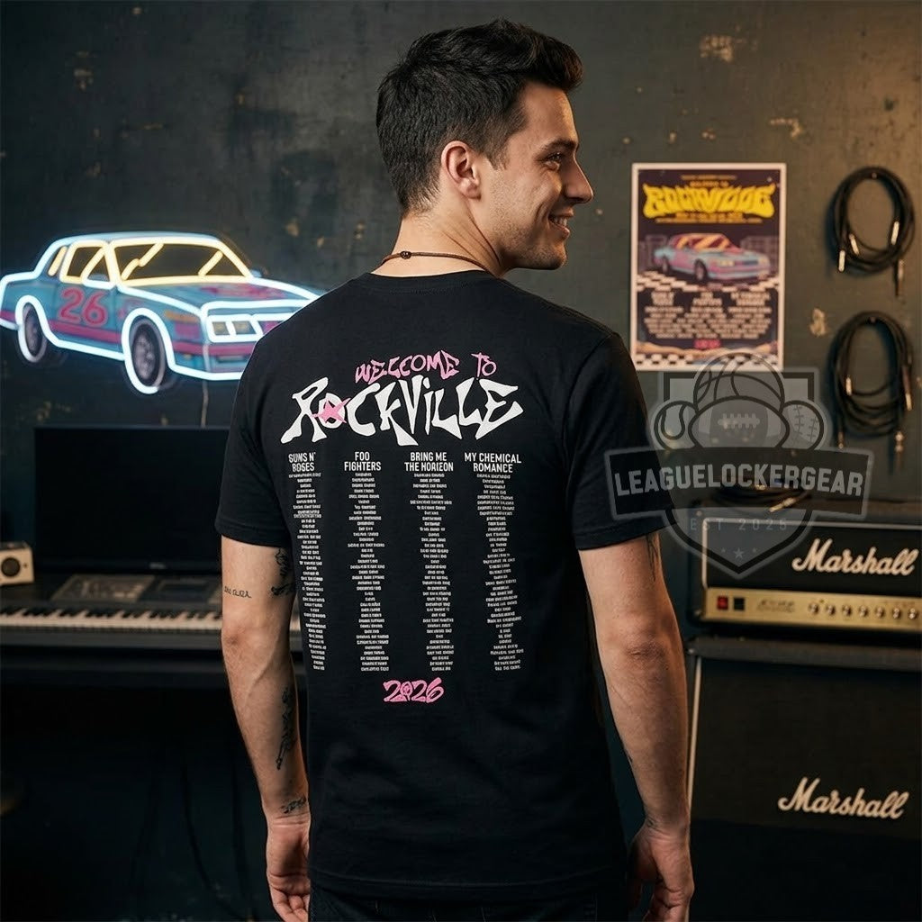 Welcome to Rockville 2026 Festival Lineup T-Shirt