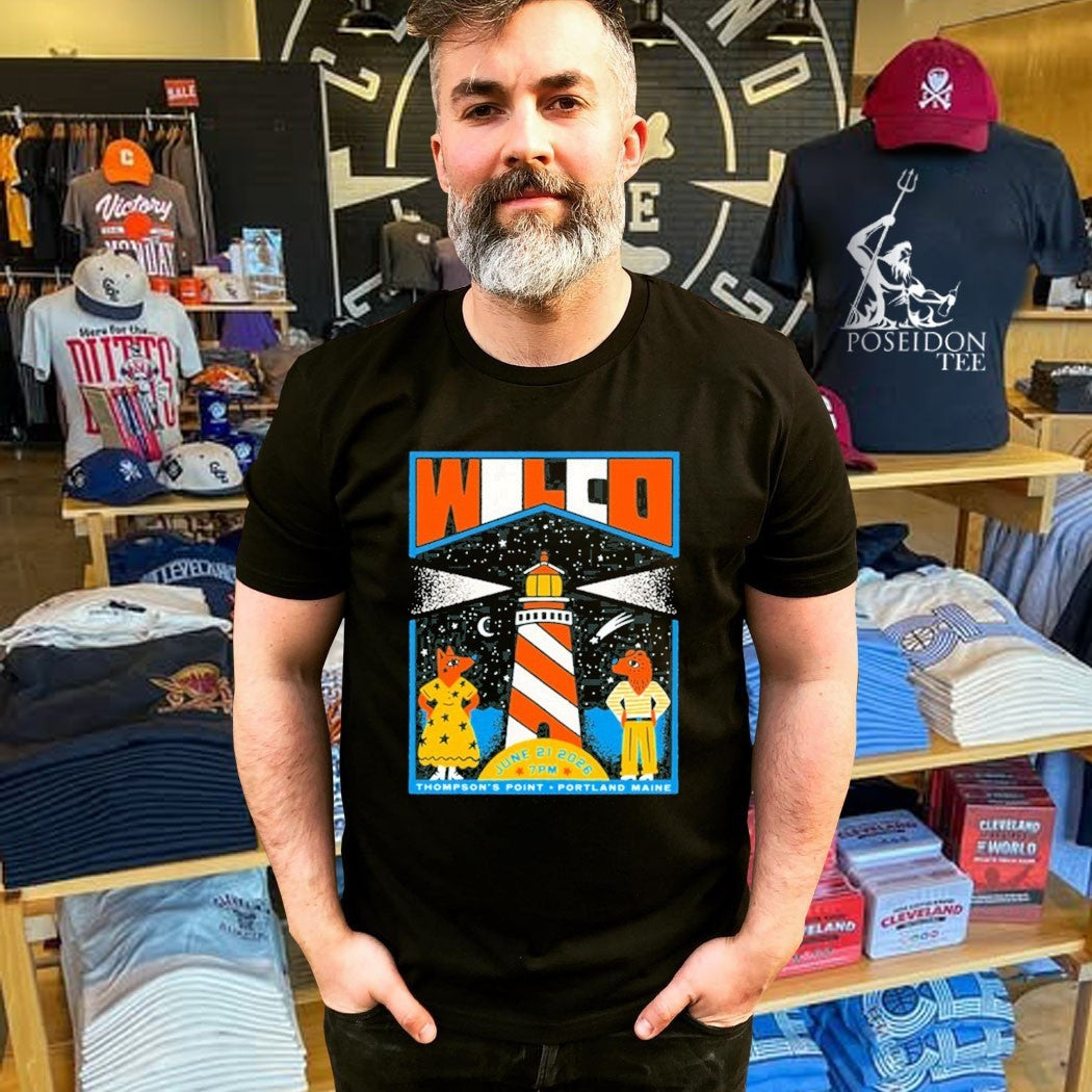 Wilco In Portland Maine On June 21 2026 Tour T-shirt