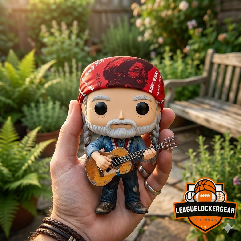 Willie Nelson Outlaw Country 93rd Birthday Vinyl Figure