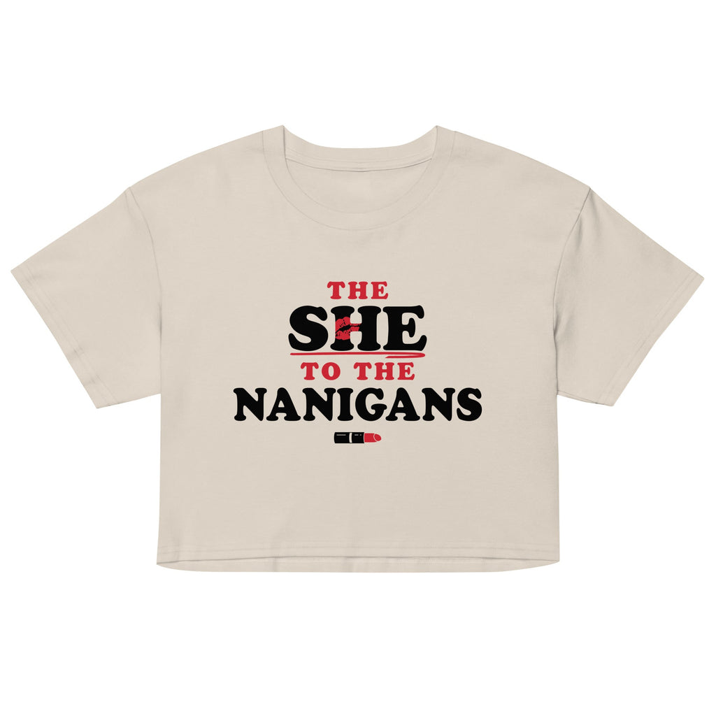 The She To The Nanigans Women's Crop Tee