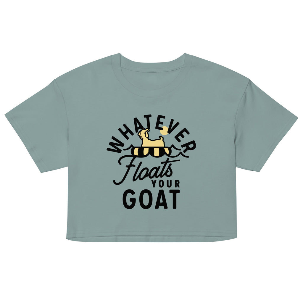 Whatever Floats Your Goat Women's Crop Tee