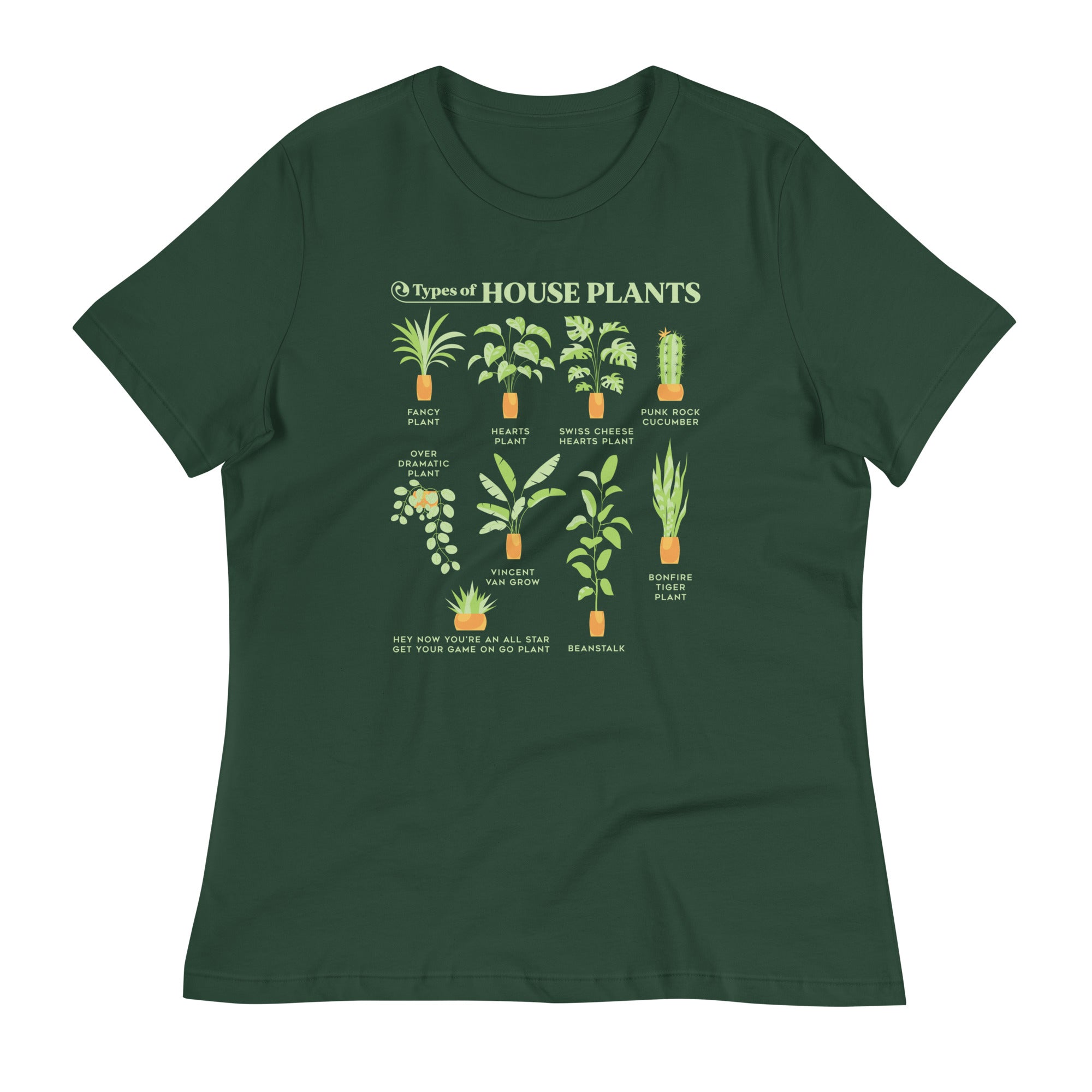 Types Of House Plants Women's Signature Tee