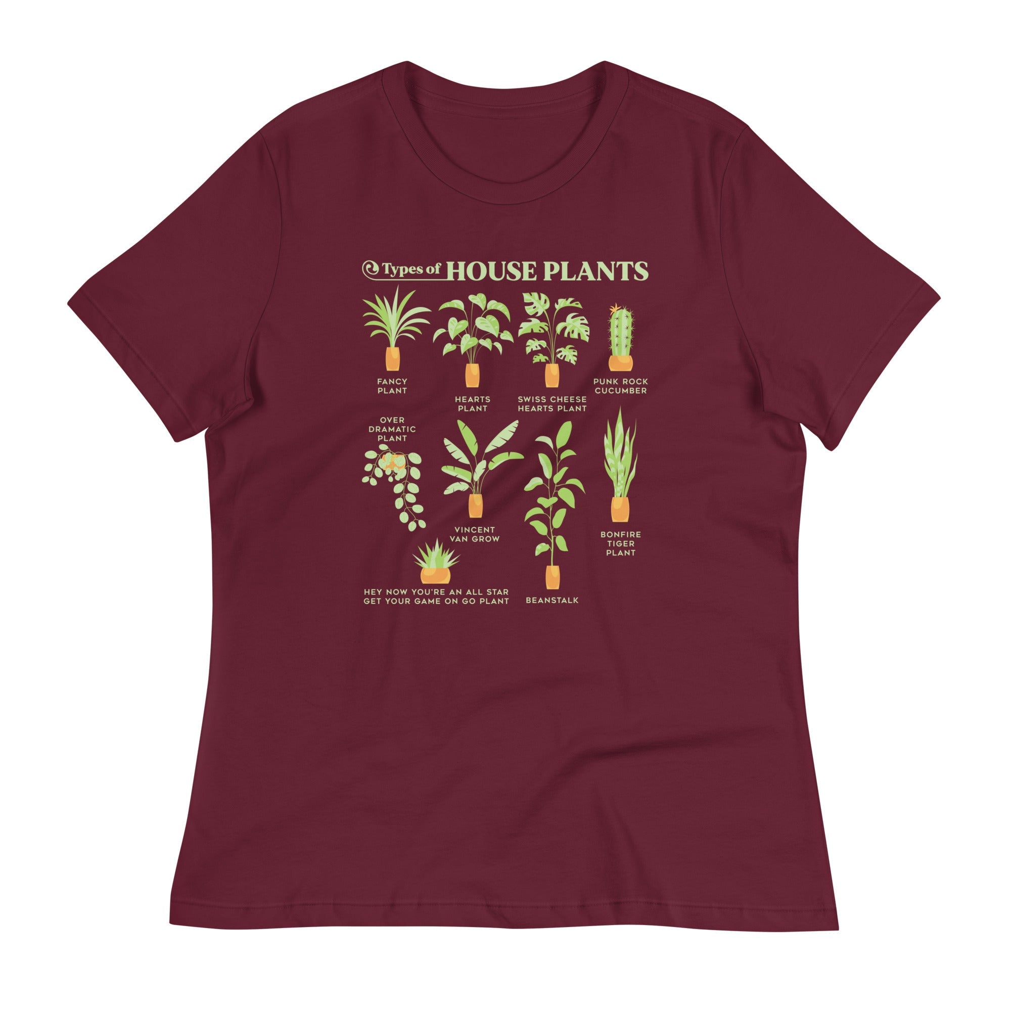 Types Of House Plants Women's Signature Tee