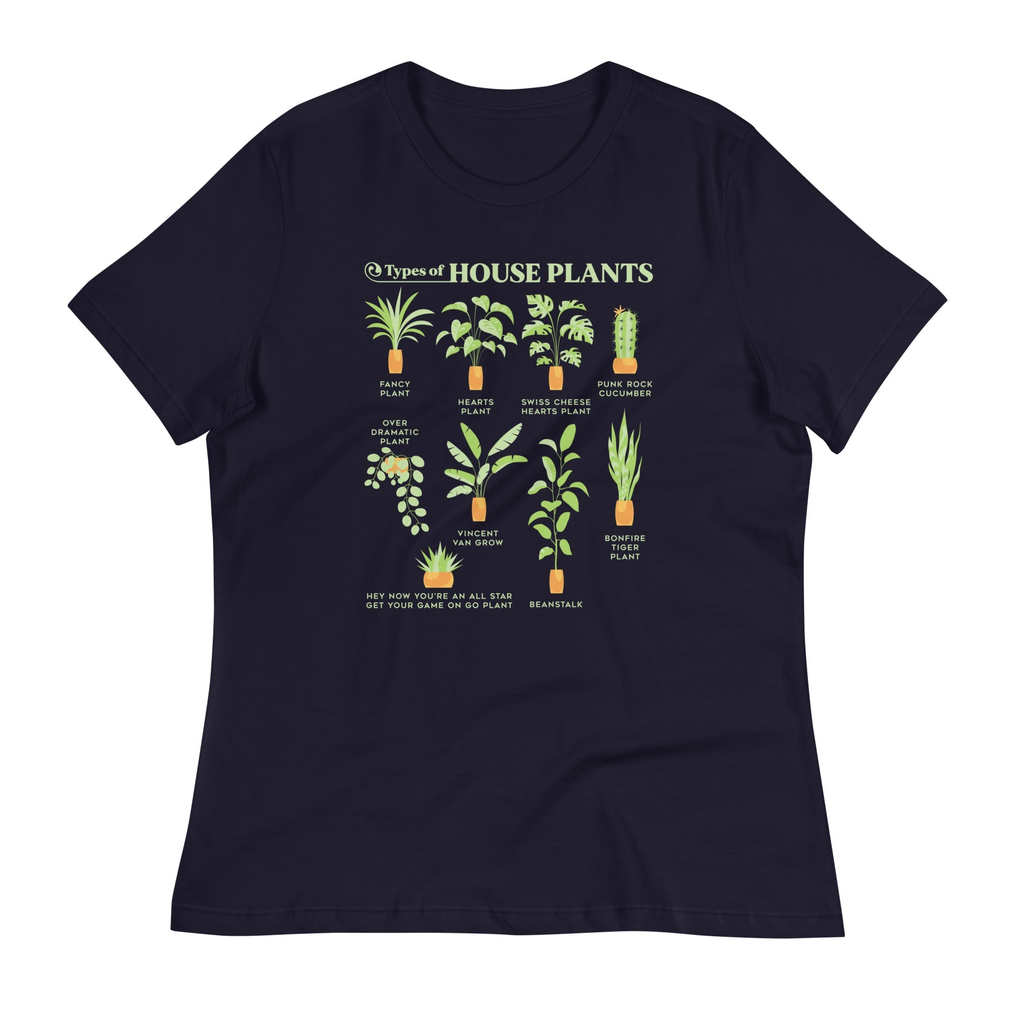 Types Of House Plants Women's Signature Tee