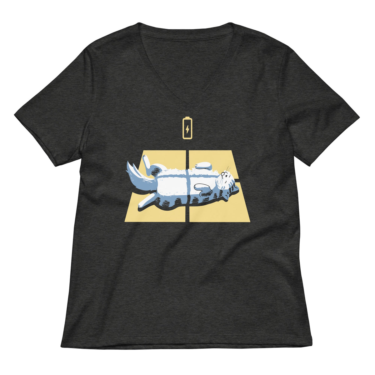 Solar Charging Women's V-Neck Tee