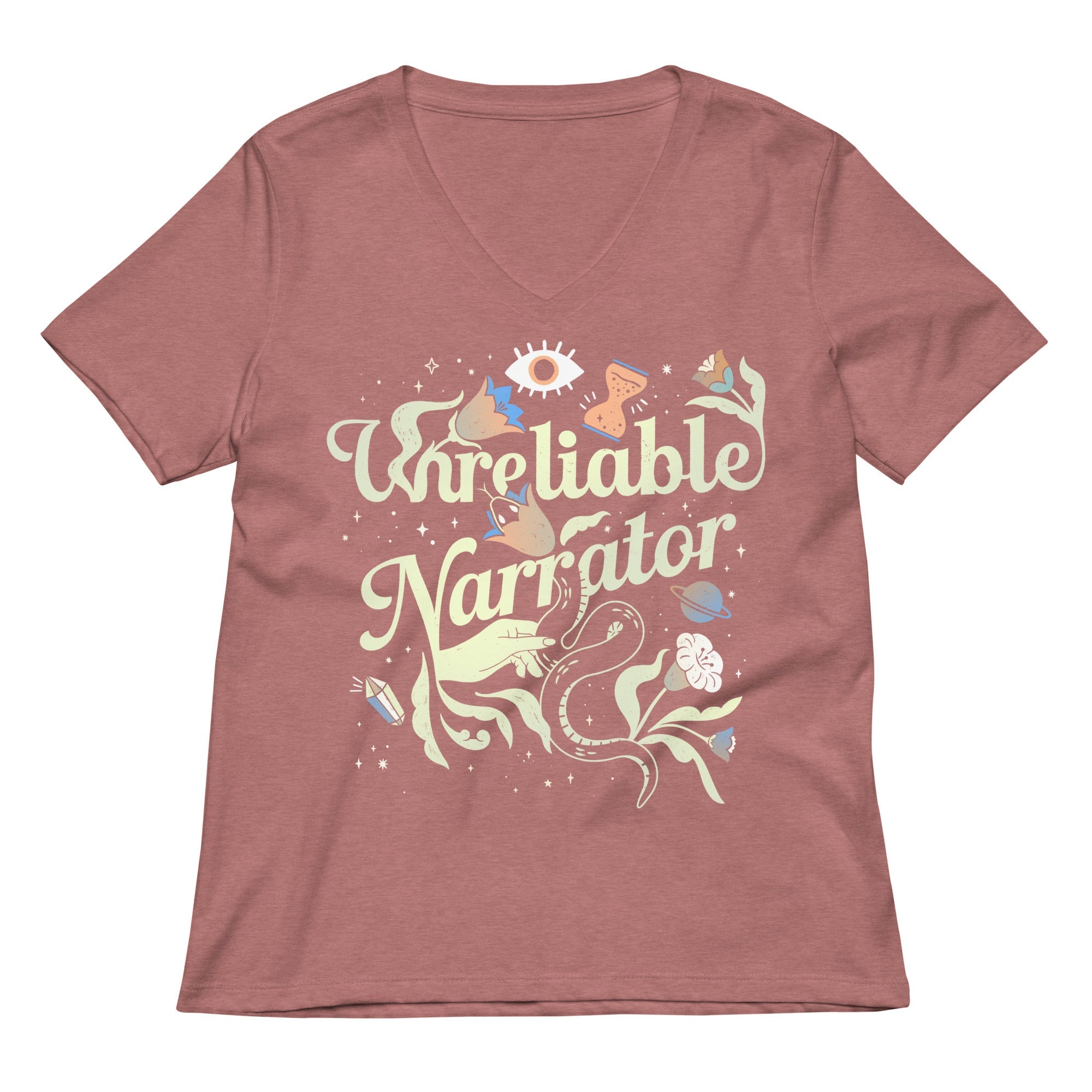 Unreliable Narrator Women's V-Neck Tee