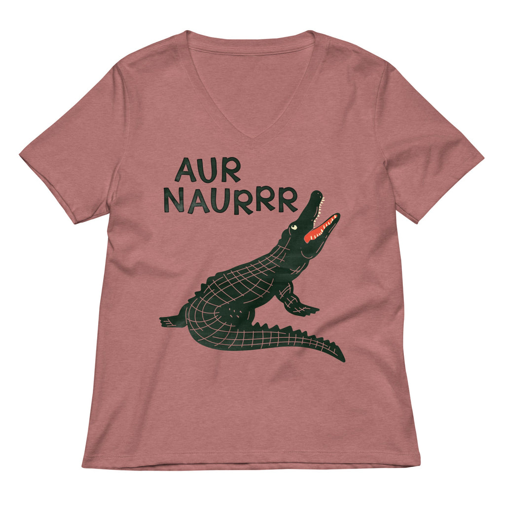 Aur Naurrr Women's V-Neck Tee