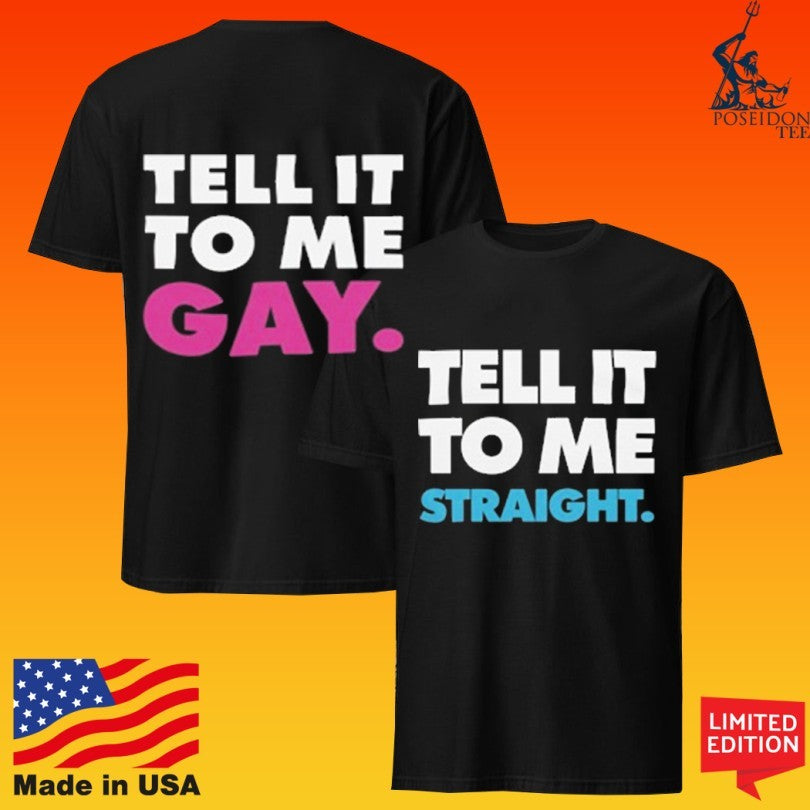 World Of Wonder Stop That Train Tell It To Me Straight Gay Shirt
