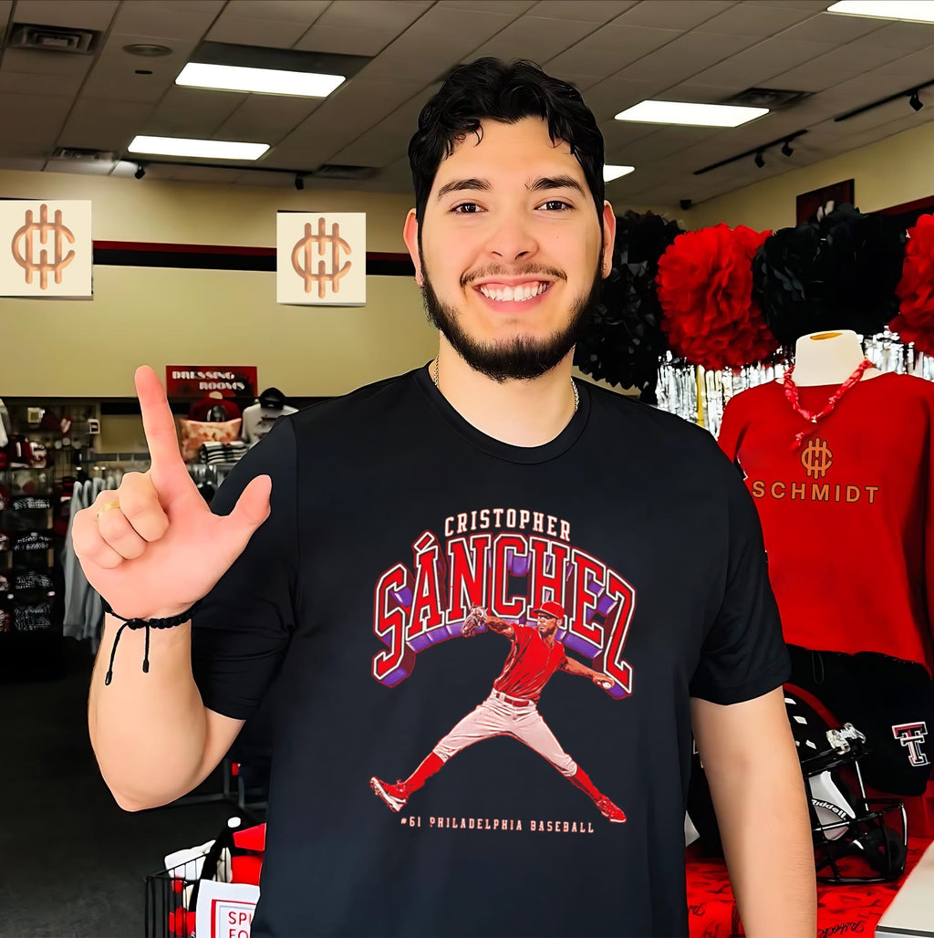 Cristopher Sanchez Philadelphia Phillies Collegiate shirt