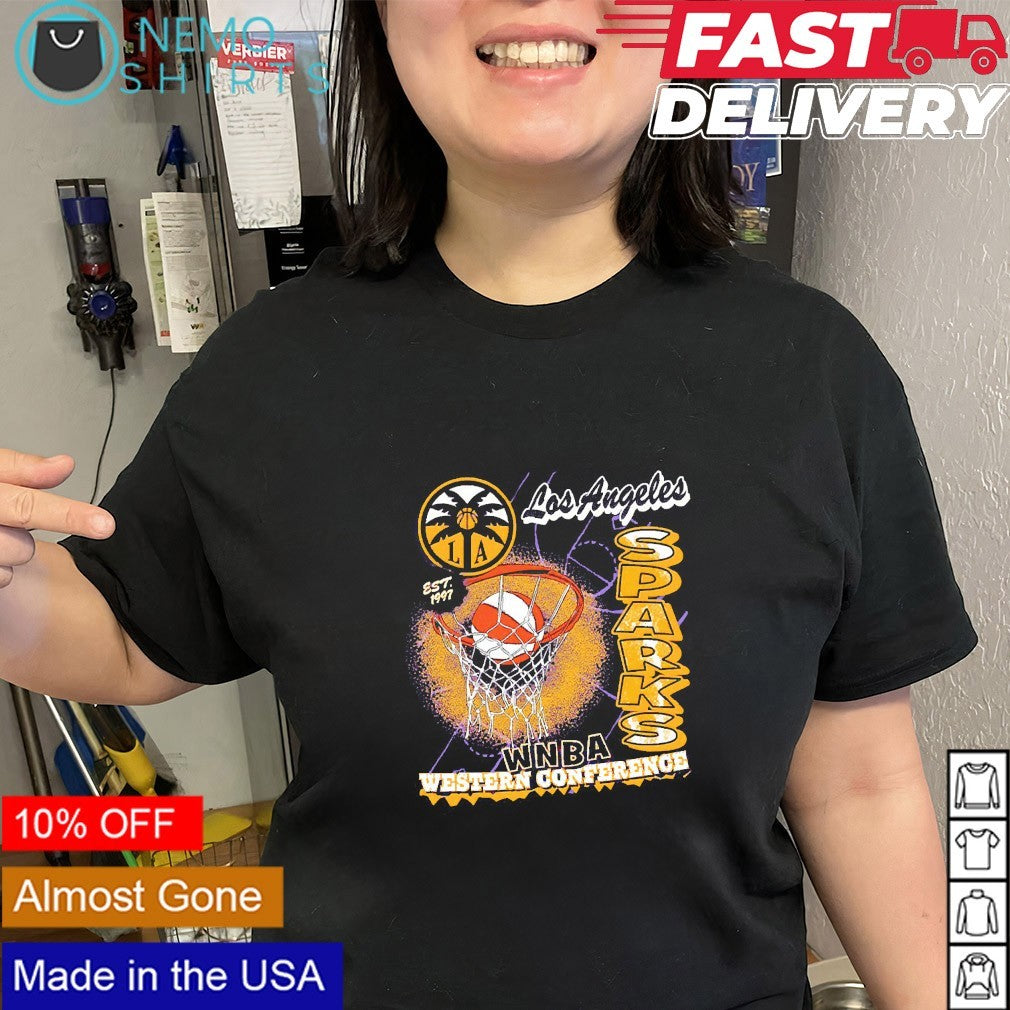 Los Angeles Sparks est 1997 WNBA Western conference shirt