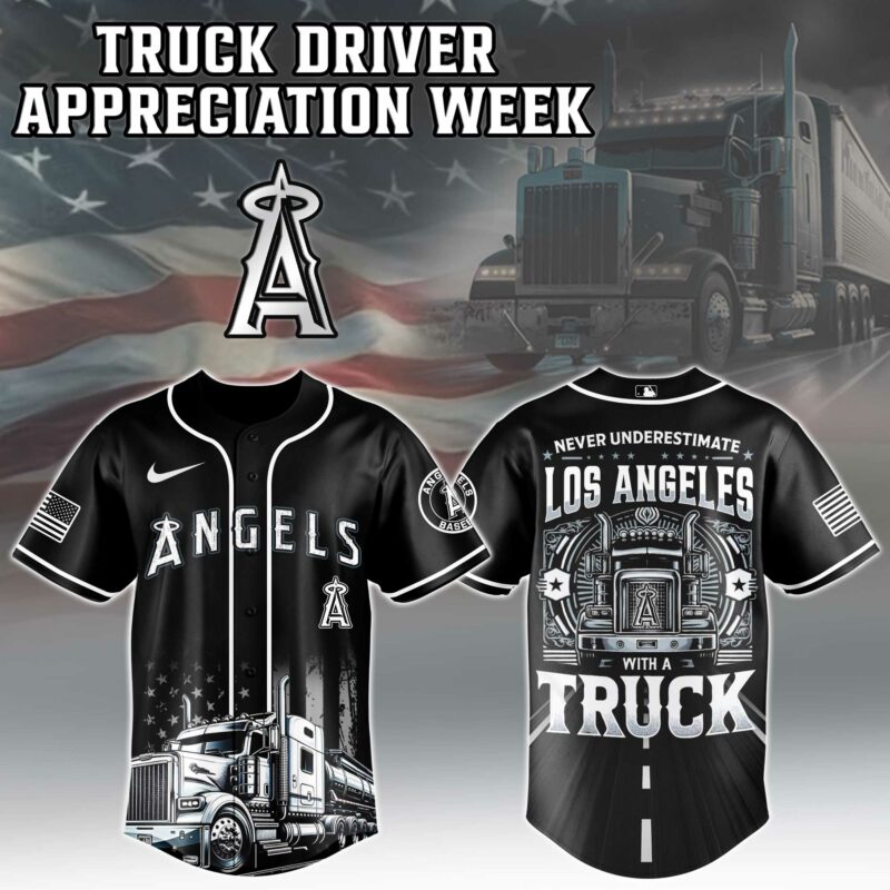 Los Angeles Angels Nation Truck Driver Appreciation Week Jersey 2025