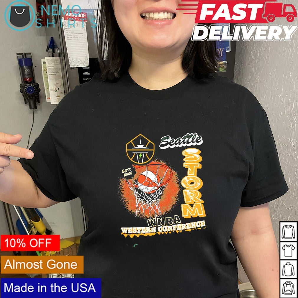 Seattle Storm est 2000 WNBA Western conference shirt