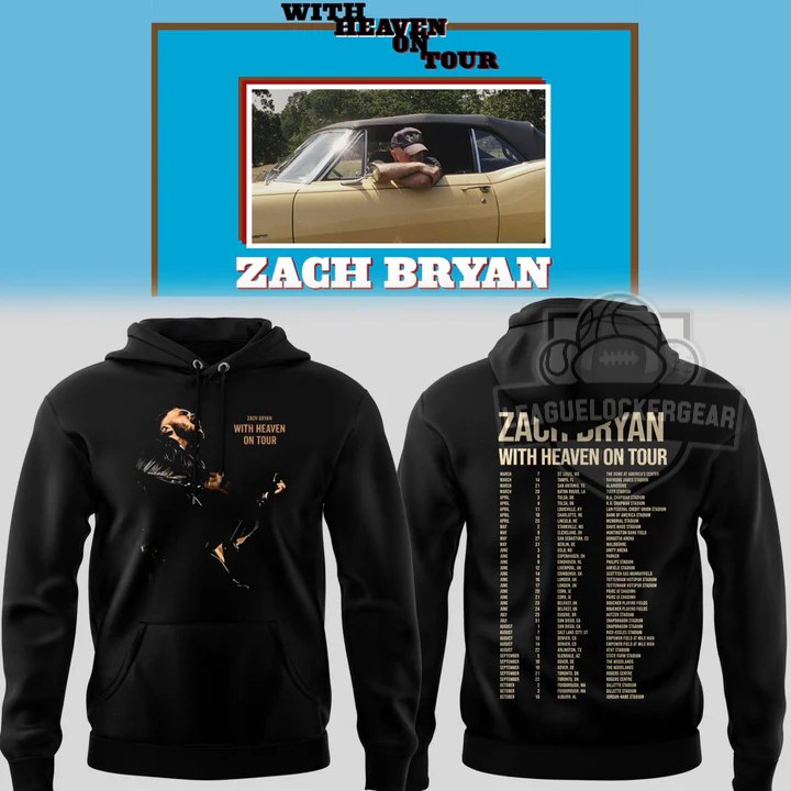 Zach Bryan With Heaven On Tour Hoodie