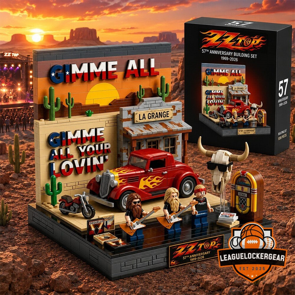 ZZ Top 57th Anniversary 2026 Building Block Brick Set